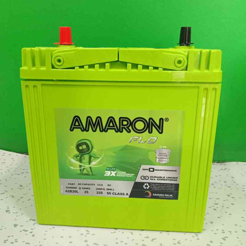 Aki Mobil Flo 42B20L(BH) 35 AH Car ACCU Amaron
