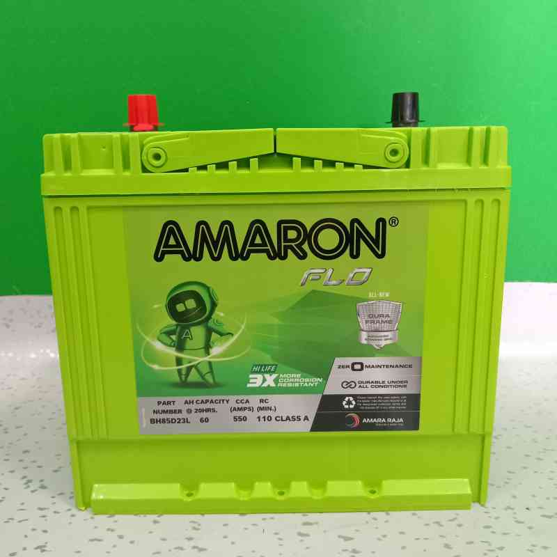 Aki Mobil Flo 85D23L 60 AH Car ACCU Amaron