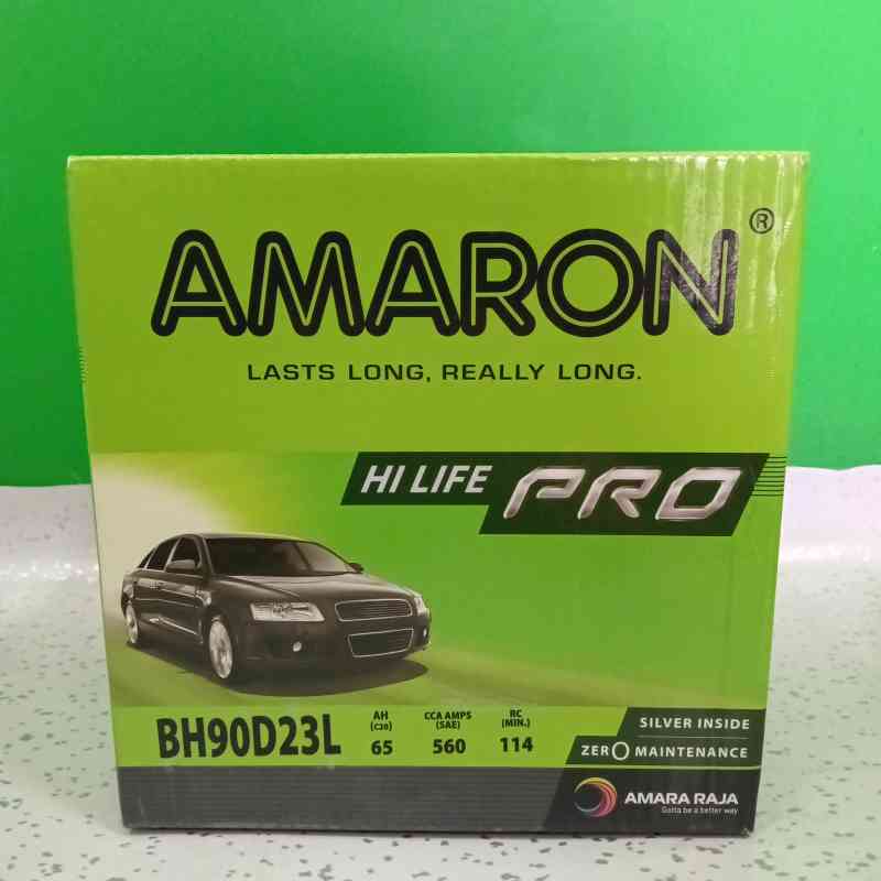 Aki Mobil Pro 90D23L 65 AH Car ACCU Amaron