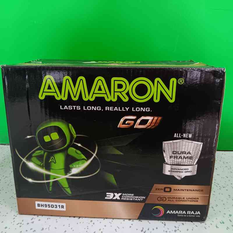 Aki Mobil Go 95D31R 75 AH Car ACCU Amaron
