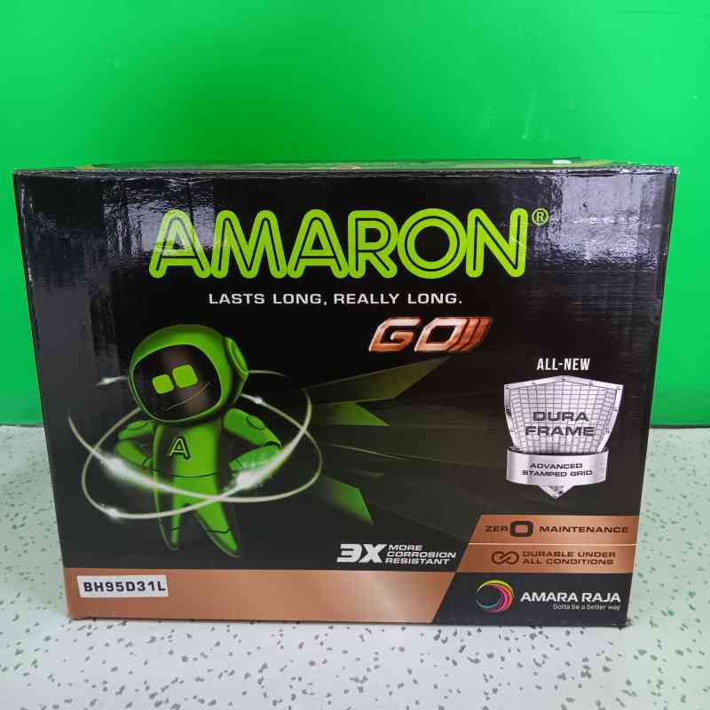 Aki Mobil Go 95D31L 75 AH Car ACCU Amaron