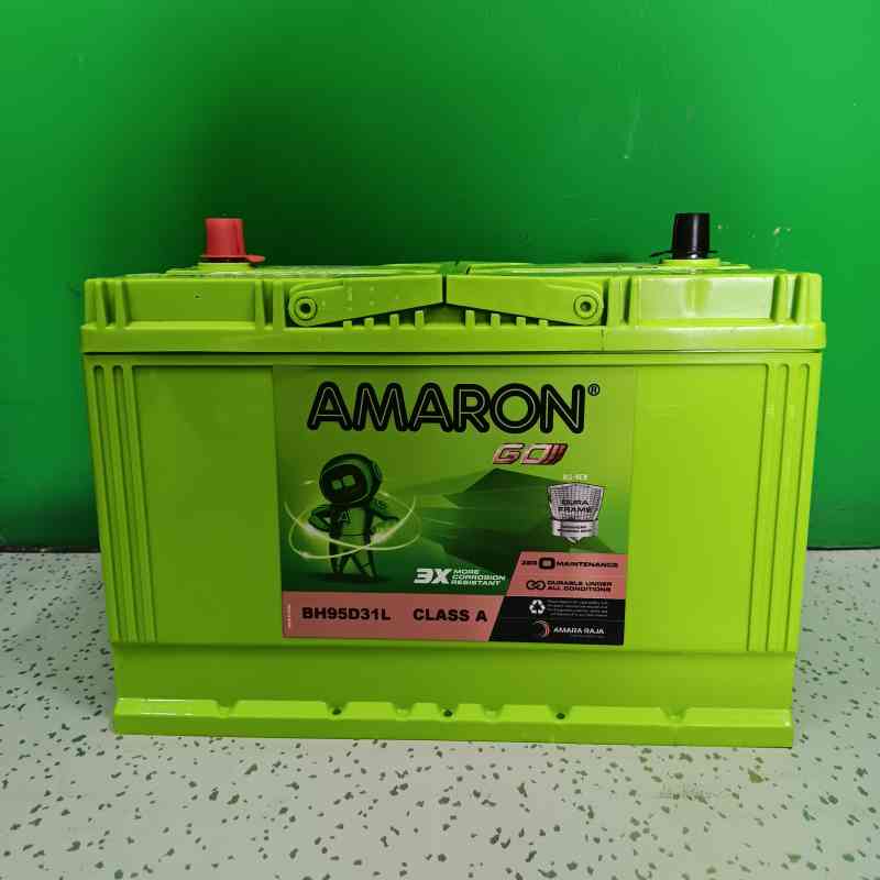 Aki Mobil Go 95D31L 75 AH Car ACCU Amaron
