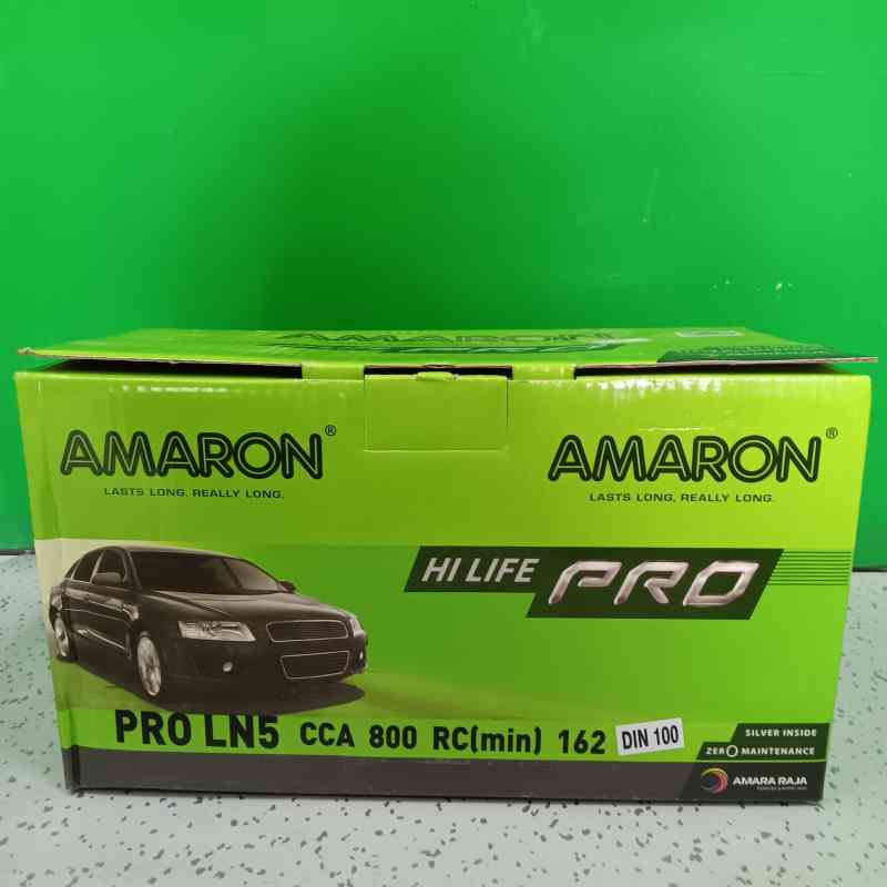 Aki Mobil Pro LN5 (DIN 100) 100 AH Car ACCU Amaron