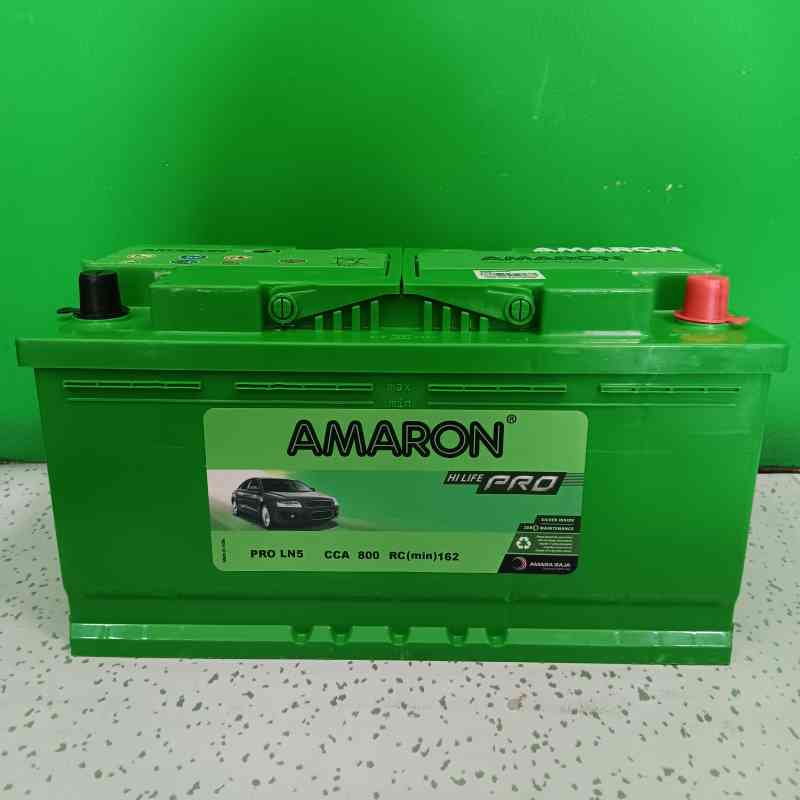 Aki Mobil Pro LN5 (DIN 100) 100 AH Car ACCU Amaron