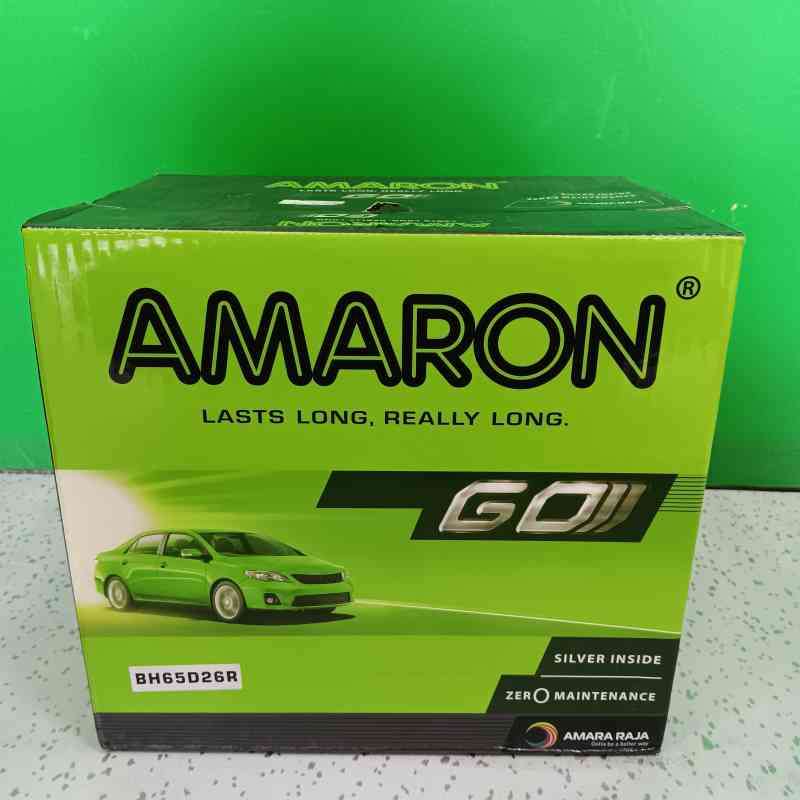 Aki Mobil Go 65D26R 65 AH Car ACCU Amaron