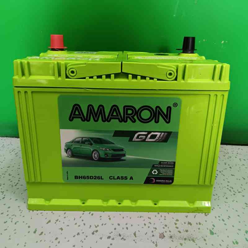 Aki Mobil Go 65D26L 65 AH Car ACCU Amaron