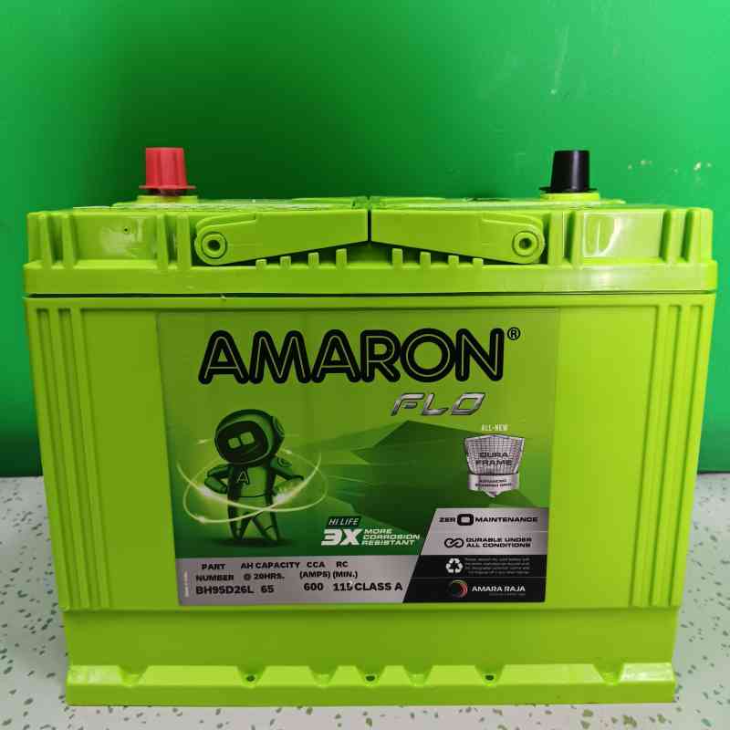 Aki Mobil Flo 95D26L 65 AH Car ACCU Amaron