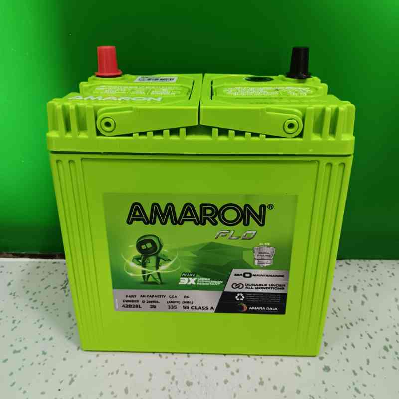 Aki Mobil Flo 42B20L 35 AH Car ACCU Amaron