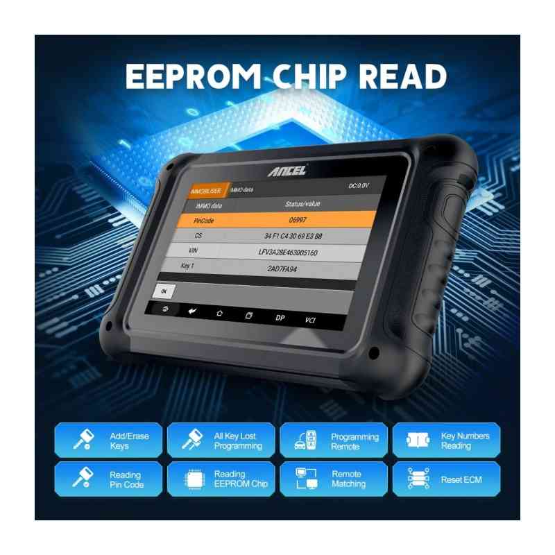 Ancel All in 1 Professional Diagnostic Tool for Key Programming and  ODO Adjustment