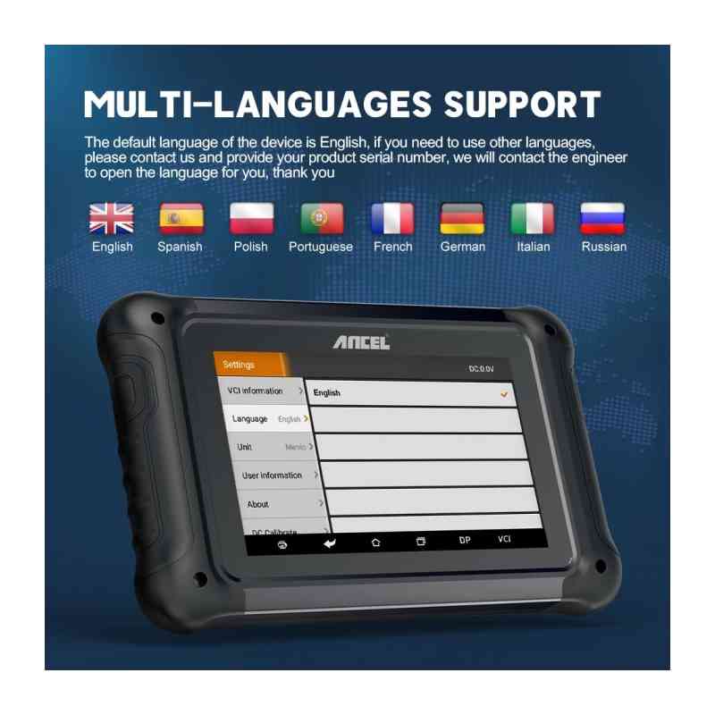 Ancel All in 1 Professional Diagnostic Tool for Key Programming and  ODO Adjustment