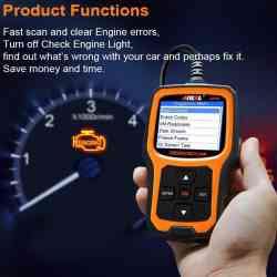 Ancel AD410 Professional Battery Tester and OBD2 Code Reader 2 in 1