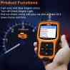 Ancel AD410 Professional Battery Tester and OBD2 Code Reader 2 in 1