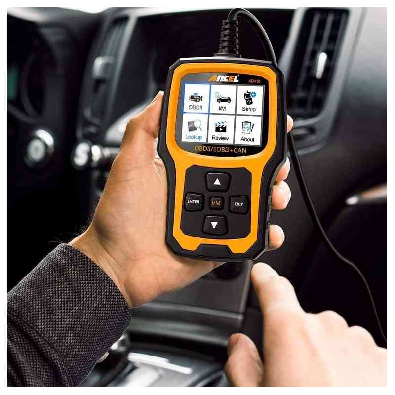 Ancel AD410 Professional Battery Tester and OBD2 Code Reader 2 in 1