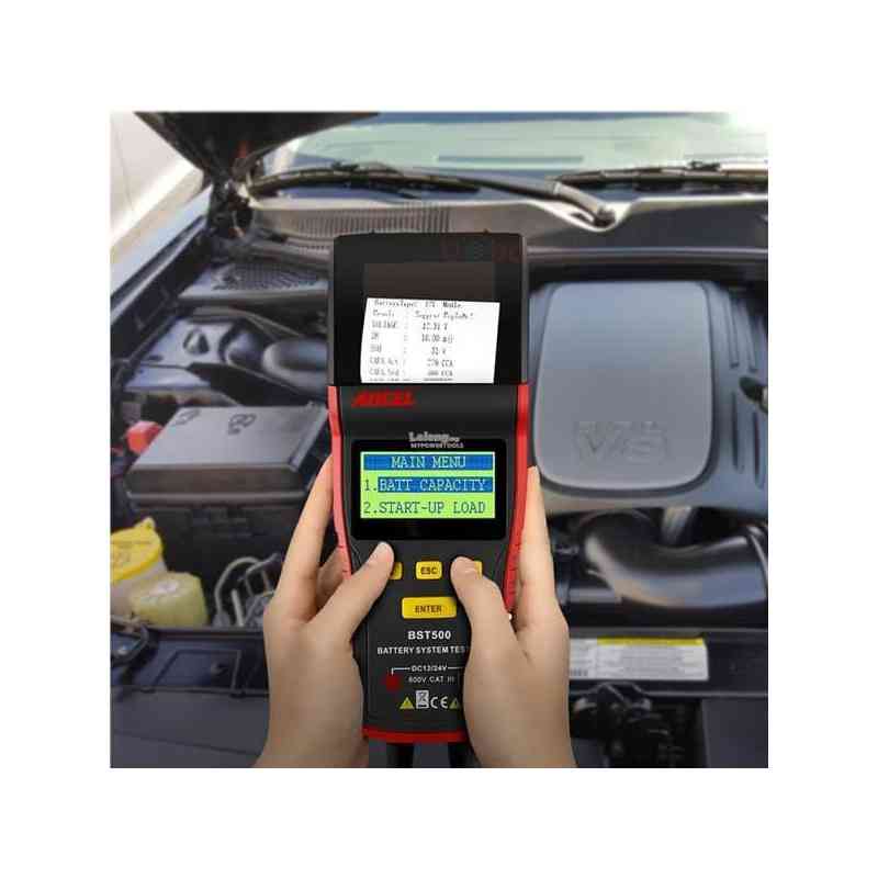 ANCEL BST500 12V 24V Car Battery Tester With Printer