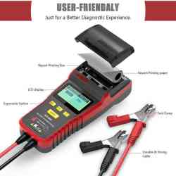 ANCEL BST500 12V 24V Car Battery Tester With Printer