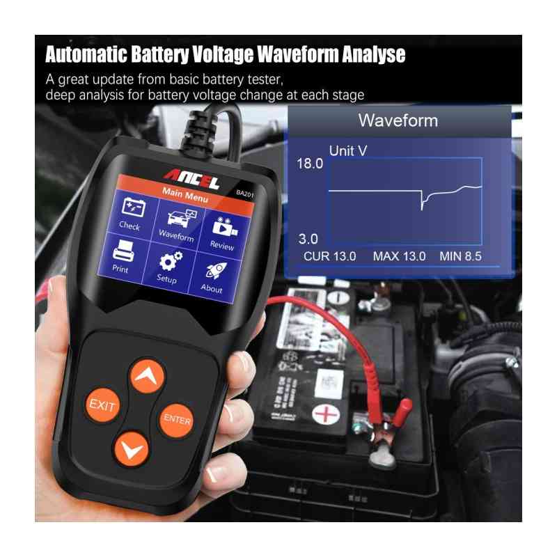 Ancel BA201 Professional Car Battery Tester