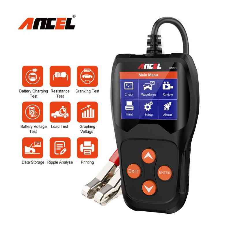 Ancel BA201 Professional Car Battery Tester