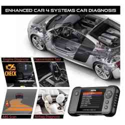 Ancel FX2000 Car Diagnostic OBD2 Automotive Scanner with 4-system