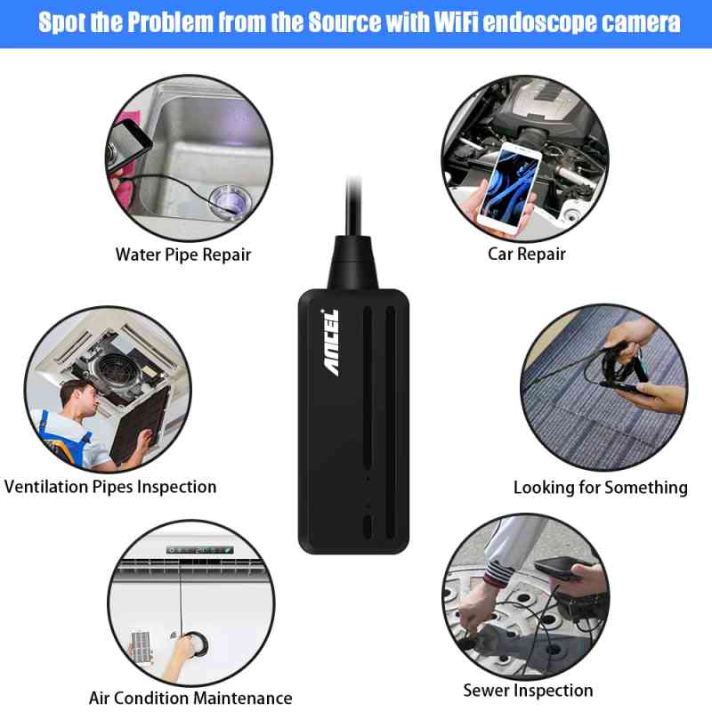 Ancel Professional Wireless Endoscop W655 1080P HD