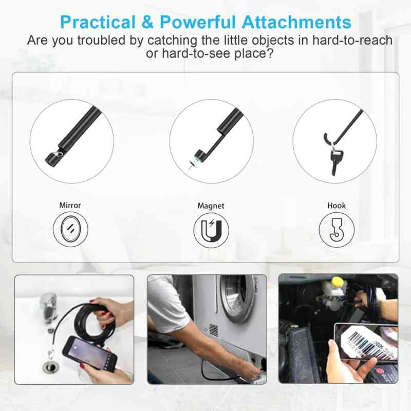 Ancel Professional Wireless Endoscop W655 1080P HD