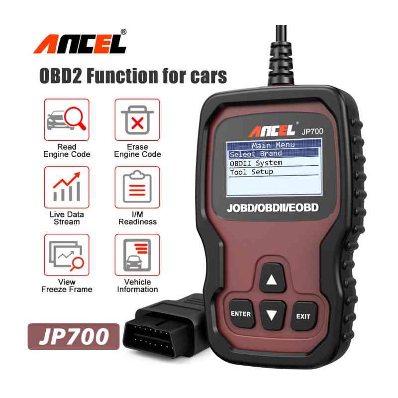 Ancel JP700 Automotive JOBD OBD2 Scanner