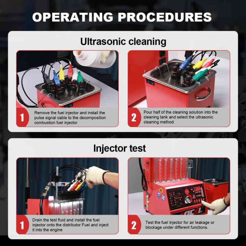 ANCEL AJ600 GDI Injector Cleaner Fuel Injectors