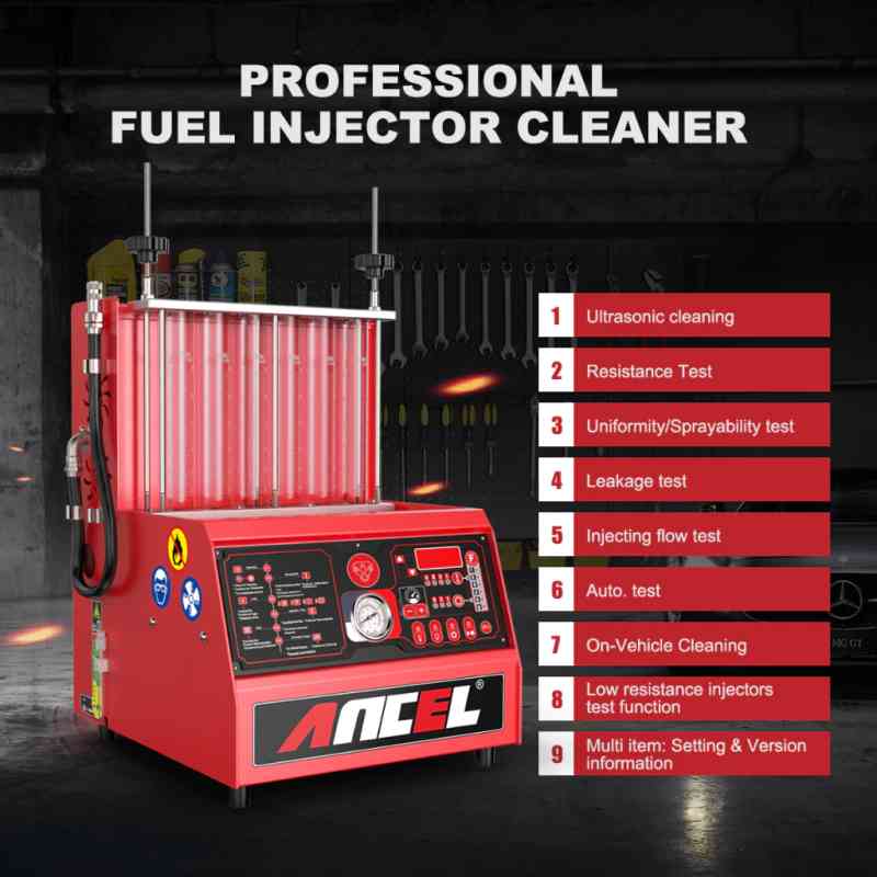 ANCEL AJ600 GDI Injector Cleaner Fuel Injectors
