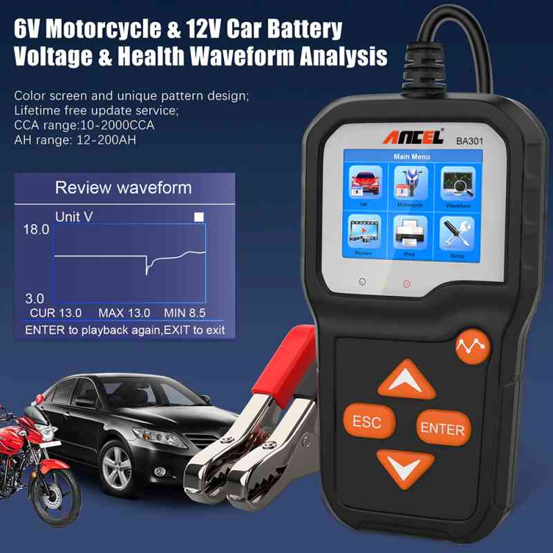ANCEL BA301 Automotive Battery Tester