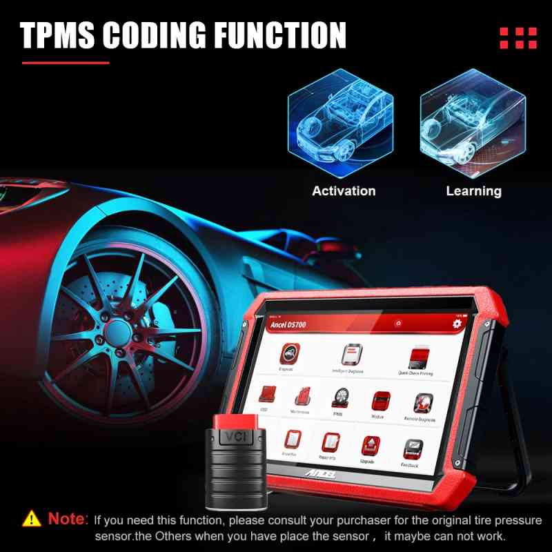Ancel DS700 Advanced Function Full System Diagnostic Online Coding 34 Maintance Service