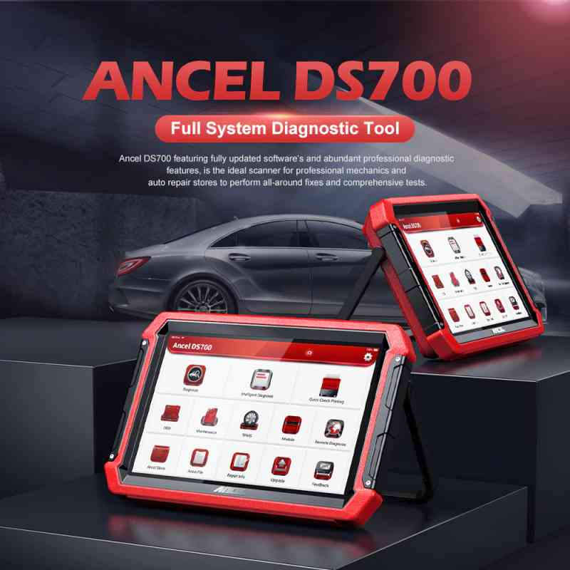Ancel DS700 Advanced Function Full System Diagnostic Online Coding 34 Maintance Service