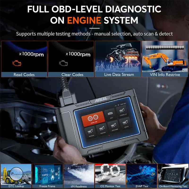 ANCEL HD3600 Full System Diesel Diagnostic Premier Construction Machinery Equipment