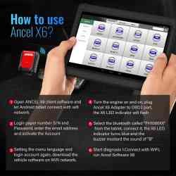 Ancel X6 OBD2 Scanner Professional OBD2