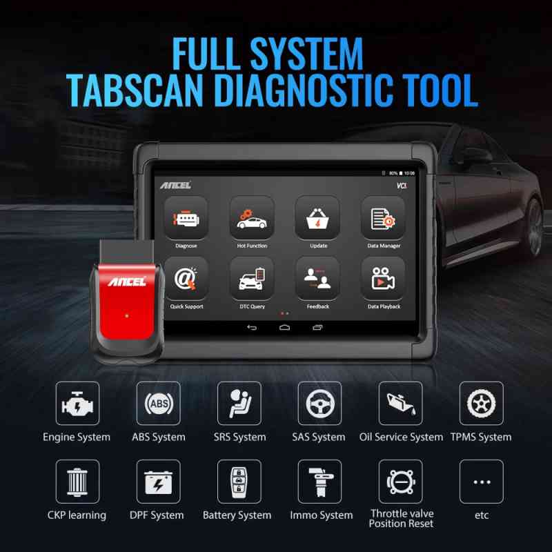 Ancel X6 OBD2 Scanner Professional OBD2