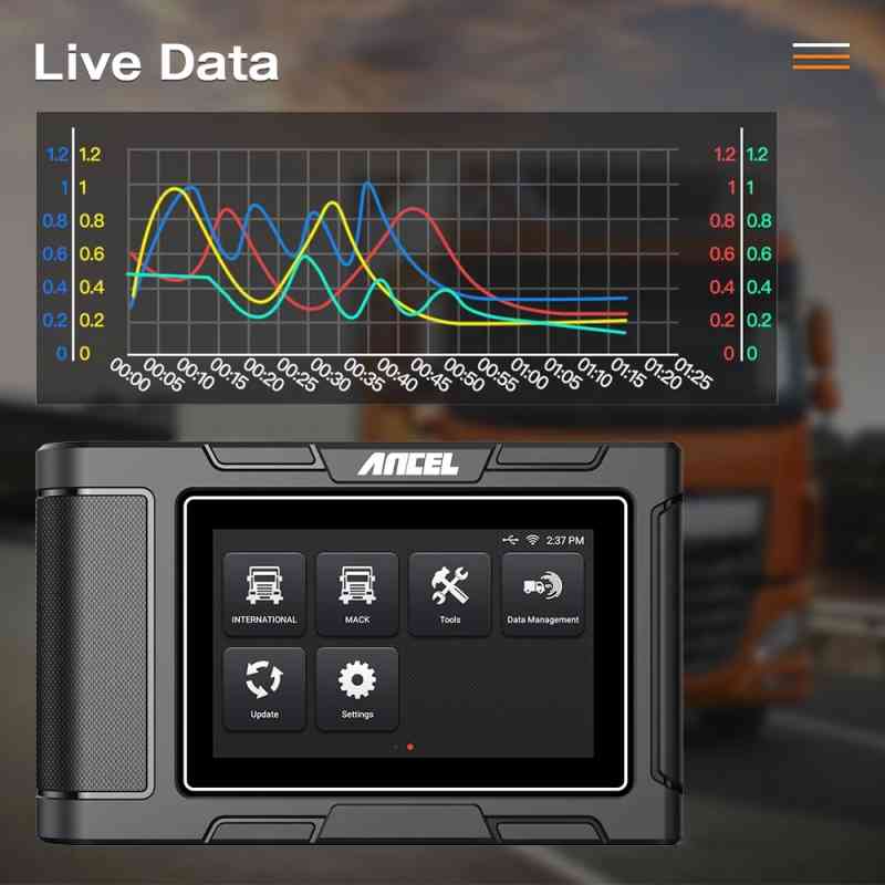 Ancel HD3200 Competitive Price Supports full Systems Diagnostic Heavy Duty Truck Scanner
