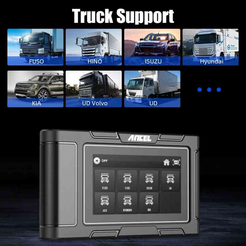 Ancel HD3200 Competitive Price Supports full Systems Diagnostic Heavy Duty Truck Scanner