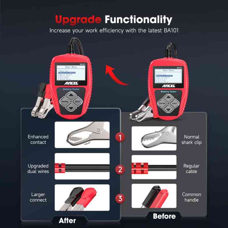Ancel BA101 Battery Tester