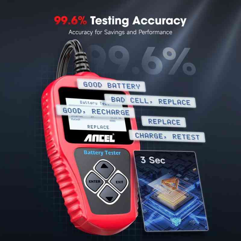 Ancel BA101 Battery Tester