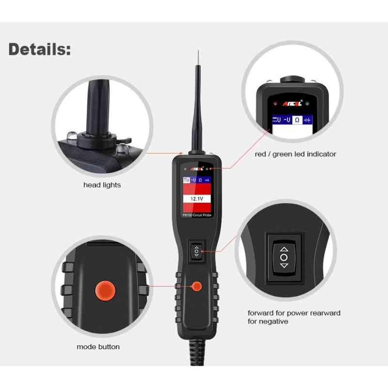 Ancel PB100 Professional Power Circuit Probe Tester