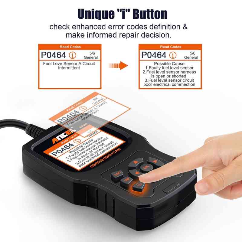Ancel AD530 Vehicle Auto Diagnostic Scanner Code Reader