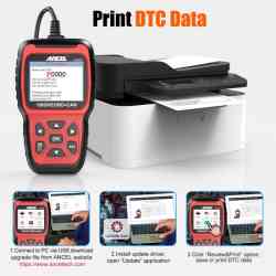 ANCEL AS500 Professional Code Reader Car Diagnostic