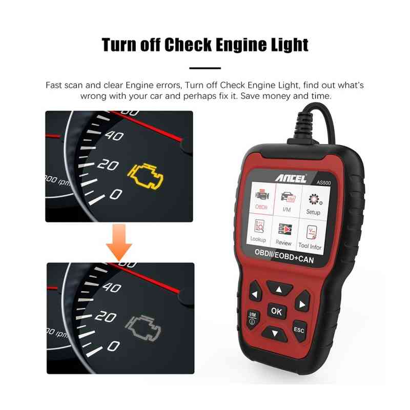 ANCEL AS500 Professional Code Reader Car Diagnostic