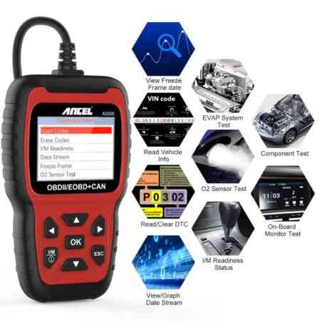 ANCEL AS500 Professional Code Reader Car Diagnostic | Gudang ECU ...