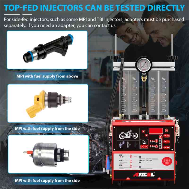 ANCEL AJ400 GDI Car Injector Cleaner Resistance
