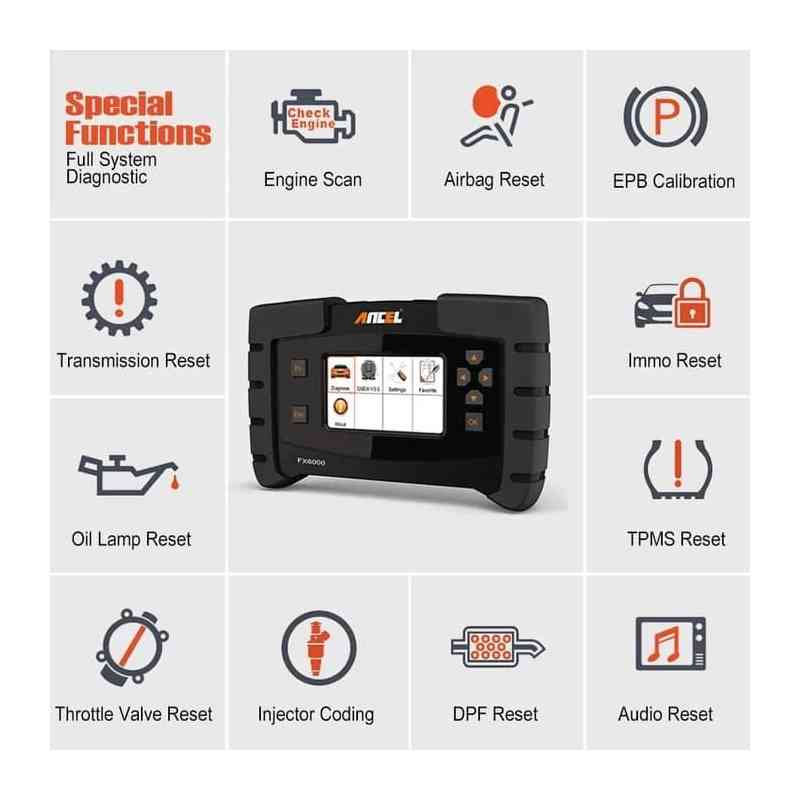 Ancel FX6000 Car Scanner OBD2 Car Diagnostic