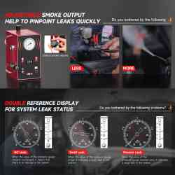 Ancel S3000 Professional Automotive Smoke Leak Detector Tool
