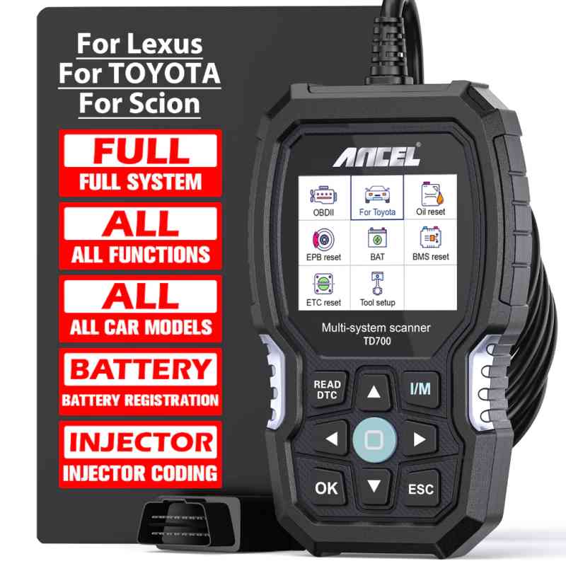 Ancel FD700 Automotive Scanner OBD2 Code Reader Specially Designed for Ford Vehicles