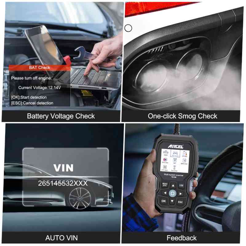 Ancel FD700 Automotive Scanner OBD2 Code Reader Specially Designed for Ford Vehicles
