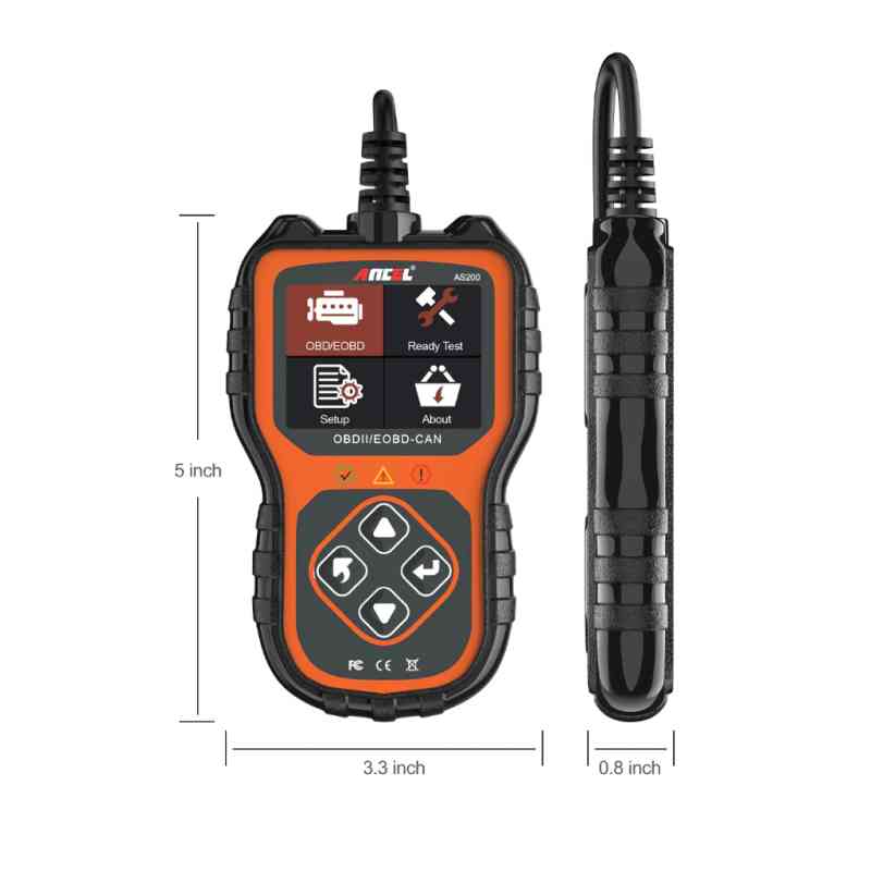 ANCEL AS200 Car Scanner OBD2 Automotive Engine