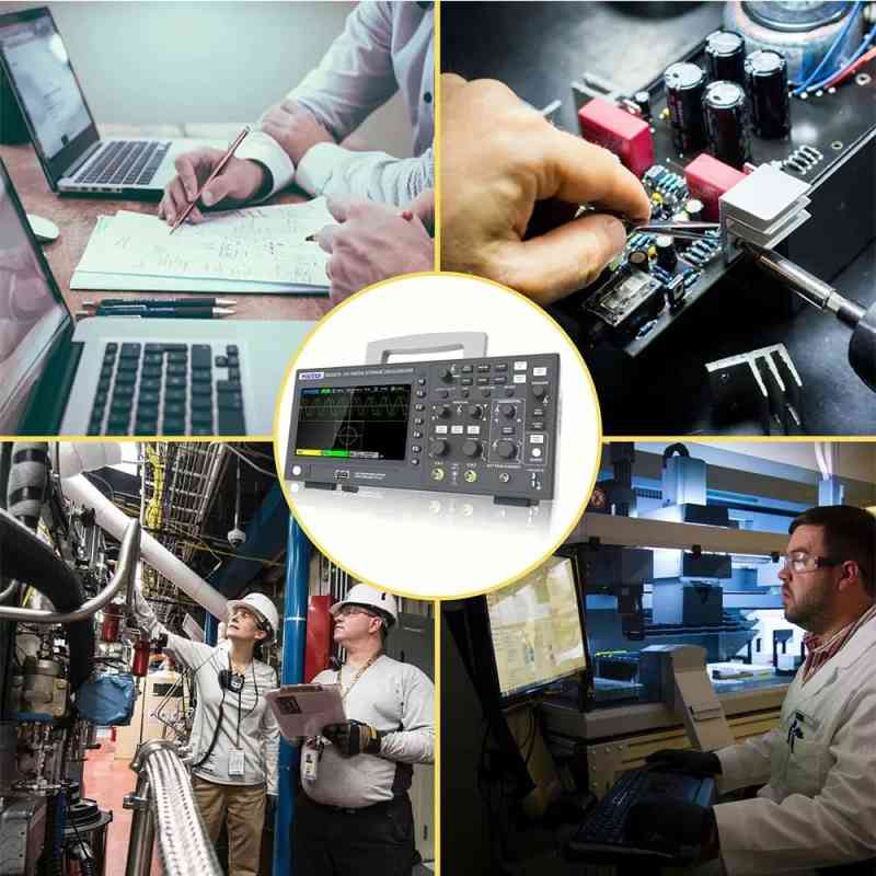 Oscilloscope Hantek DS02C10 | 2CH+1CH | 100MHz | 1GSa/s | 8M Storage | Dilengkapi Signal Generator