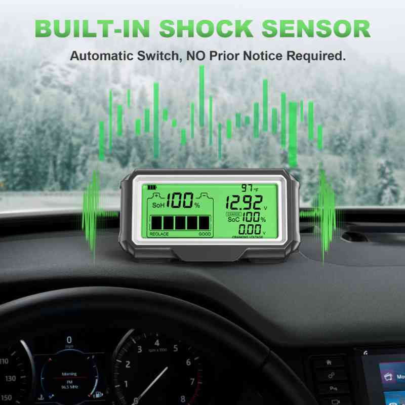 Ancel BM200 PRO Led Digital Battery Monitor 12V